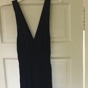 Madewell Navy Sleeveless Jumpsuit
